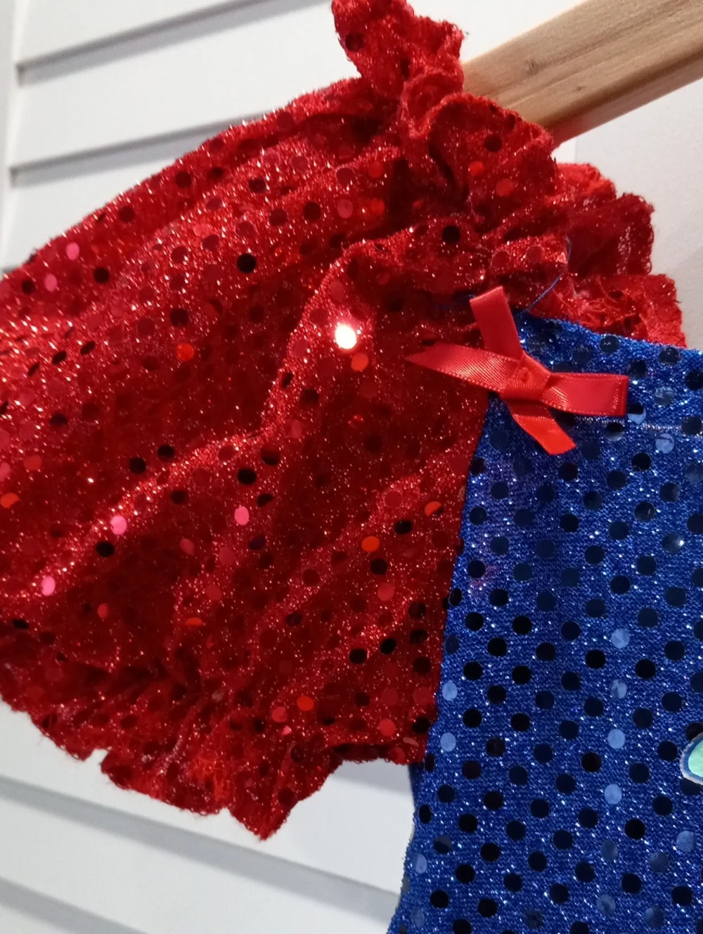 Disney Princess Snow White Sequin Dress in Blue, Red & Yellow - Picture 6 of 12